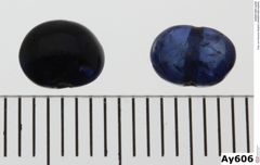 Foto von Korund (Saphir) (NHMW-MIN-Ay606)